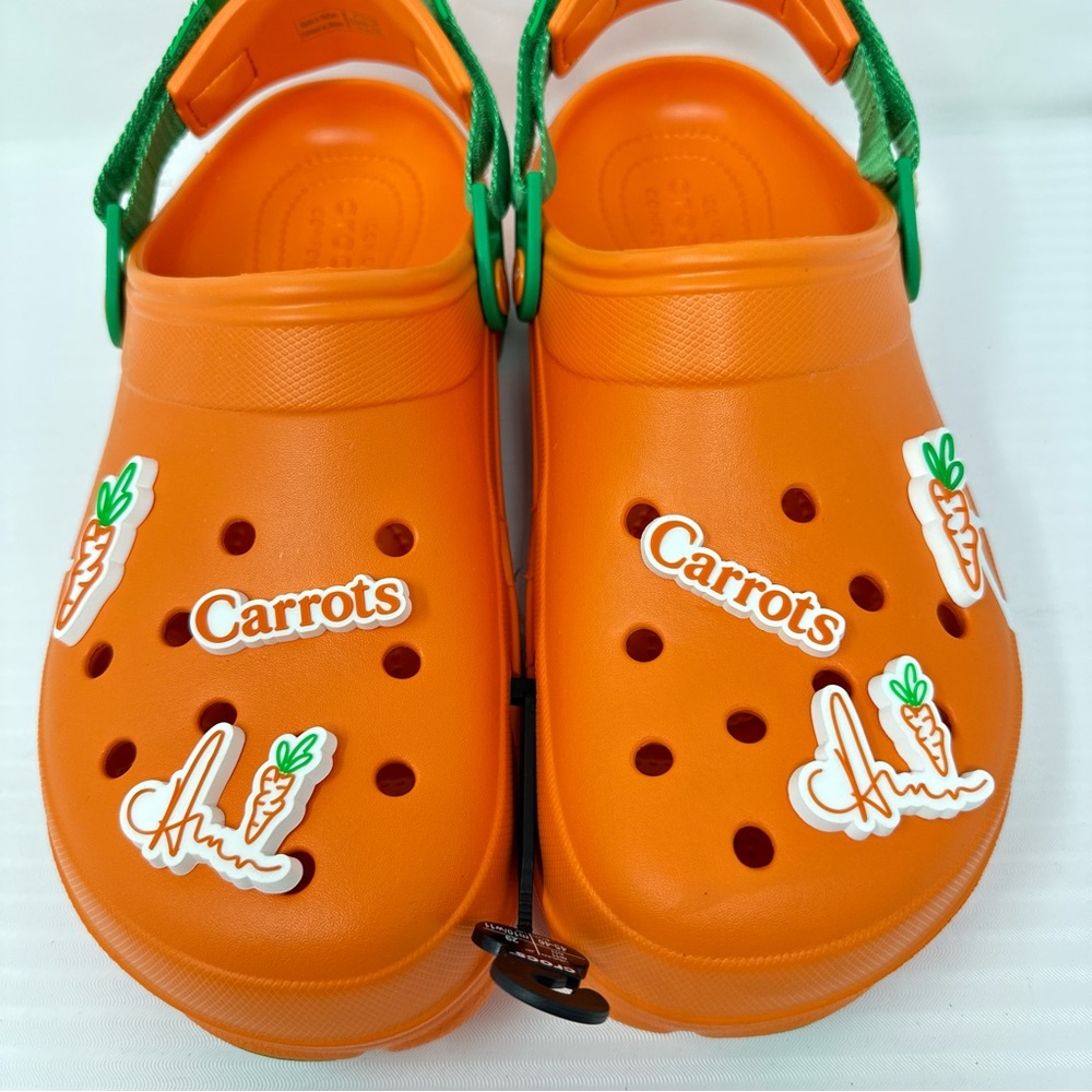 Crocs Carrots Classic All Terrain Clogs Orange - Picture 3 of 8